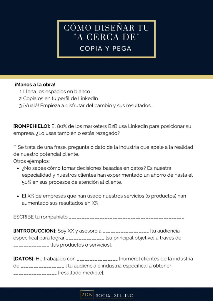 Como diseñar tu perfil en Linkedin
